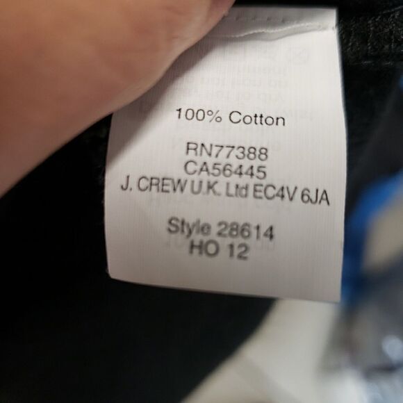 J. CREW black and cream polka dot sequined top - Picture 3 of 7